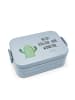 Mr. & Mrs. Panda Lunch Box Kaktus Wut Motiv mit Spruch in Blau Pastell