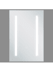 Beliani Bad-Spiegelschrank CAMERON in Weiß/Silber - (W) 40 x (H) 60 x (L) 12 cm