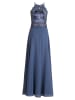 Vera Mont Abendkleid rückenfrei in Blue Stone