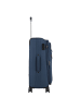 D&N Travel Line 6864 4-Rollen Trolley 66 cm blau grau petrol