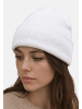 Yuhu Beanie aus Polyester Unisex für Herbst und Winter in Weiß