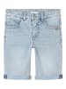 name it Shorts in Light Blue Bleached Denim