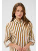 SAINT TROPEZ Kleid ZalindaSZ Gerade Passform in Tiger's Eye Ice Stripe