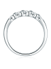 Trilani Ring aus Sterling Silber mit Zirkonia in silber