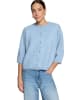 Zero  Strick-Cardigan mit Knöpfen in Ashley Blue Melange