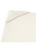 Carpe Sonno Edel Jersey Spannbettlaken in Creme