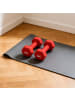 relaxdays 2 x Hanteln in Rot - 4 kg