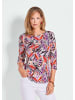 GOLDNER Druckshirt aus Jersey mit Halbarm in bunt / gemustert