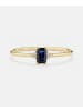 Diamant L'éternel Ring, mit Saphir, 375 Gelbgold