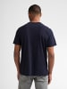 Petrol Industries Meliertes T-Shirt irving in Blau