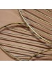 Chic Antique Spiegel mit Blumendekoin antique messing