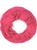 styleBREAKER Loop Schal mit Glitzer in Pink