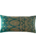 Bassetti Fein Satin Kissenbezug Gold Decor in smaragdgrün