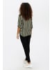 Kaffe Langarm-Bluse KAstridy Regular fit in Grape Leaf/Chalk