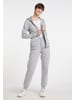 myMo Damen Sweatjacke in Hellgrau Eis