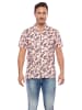 Le Temps des Cerises Kurzarm-Hemd CHEMISE HOMME POSTIR (MC) / SHIRT MAN POSTIR (SHORT SLEEVE) in pink