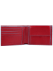 Piquadro Blue Square Geldbörse Leder 12,5 cm in rot