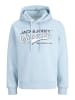 Jack & Jones Kapuzenpullover in Celestial Blue