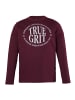 Men Plus Kurzarm T-Shirt in pflaume