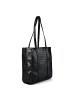 Gabor Elfie Shopper Tasche M 30 cm croco black