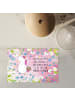 Mr. & Mrs. Panda Puzzle Einhorn Koffer mit Spruch in Rot Pastell