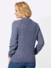 WITT WEIDEN Pullover in mittelblau-meliert