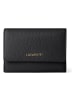 Lazarotti Bologna Leather XL Geldbörse mit Zip-Around Fach Leder 14 cm black