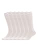 Kisses and Love 6er-Set: Socken in White