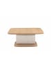 58 aufm Kessel COUCHTISCH höhenverstellbar ausziehbar Cora 110x53x63 Eiche/Sandstein