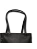 Toscanto Leder Schultertasche Toscanto Tasche schwarz ca. 36cm