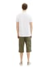 Tom Tailor Shorts Max Fit Hose Seitliche Taschen in Olive