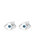 Elli Ohrringe 925 Sterling Silber Evil Eye in Blau