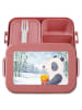 Mr. & Mrs. Panda Bento Box Panda Winter Pommes Design ohne Spruch in Rot Pastell