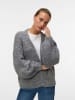 Vero Moda Strickjacke in Medium Grey Melange