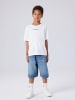 name it Bermuda Shorts Nkmben Skater Denim in medium blue denim