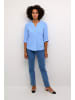 Kaffe Kurzarm-Bluse KAmia Regular fit in Vista Blue