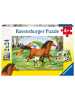 Ravensburger Kinderpuzzle 2x24 Teile - Welt der Pferde | 2 x 24-teiliges Puzzle