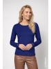 monari Langarmshirt mit Spitze in Classic Navy