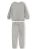 Minoti 2-tlg Langarmshirt & Hose NOSFLEECE102 in graumeliert