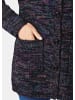 GOLDNER Kurzgröße:  Strickjacke in kaschierender Länge in bunt