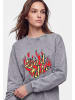 myMo ROCKS Women Sweatshirt in Dark Grey
