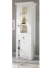 Furn.Design Vitrine Pinie weiß 63 cm, Vitrinenschrank im Landhaus-Stil
