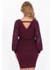 faina Women Dress in burgundy