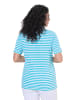 Ulla Popken Poloshirt in tiefes aqua
