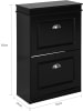 SoBuy Schuhkipper in Schwarz - (B)53 x (H)82 x (T)24cm