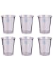 Butlers Butlers Trinkglas GALET 6er-Set in Perlglanz Softwhite