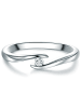 Trilani Ring Sterling Silber Diamant weiß in silber