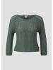 QS Strickpullover in 7816_tannengrün