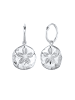 Elli Ohrringe 925 Sterling Silber Blume in Silber