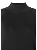 More & More weiter Kurzarmpullover, Cape-Form in black